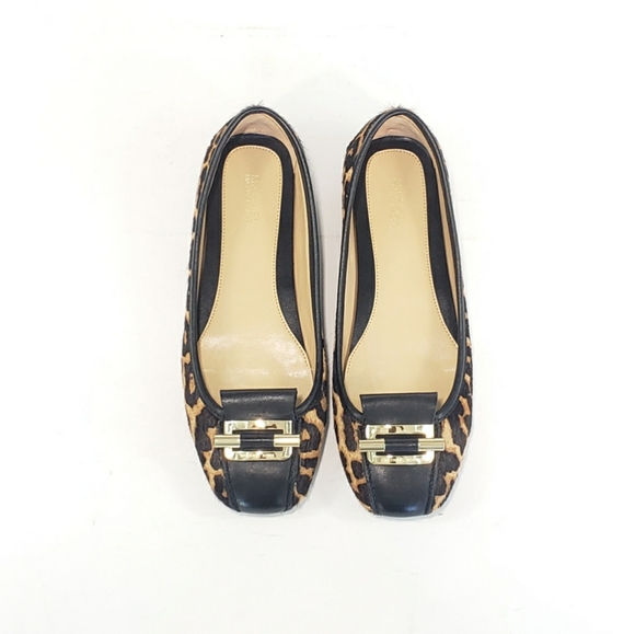 Michael Kors Driving Loafer Flats Leopard Print - Picture 9 of 9